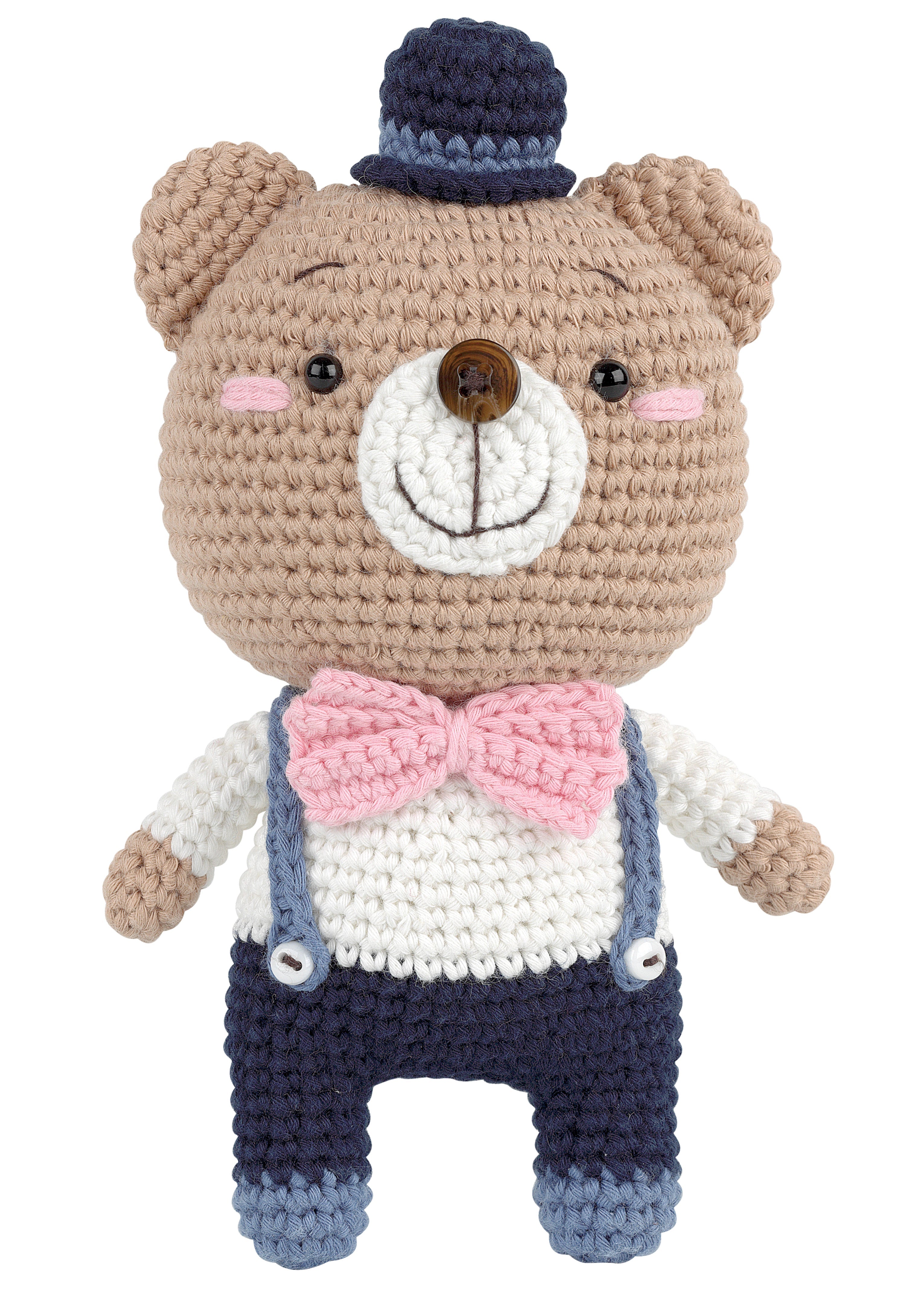 Knitty Critter Crochet Wedding Bears - Gary Groom