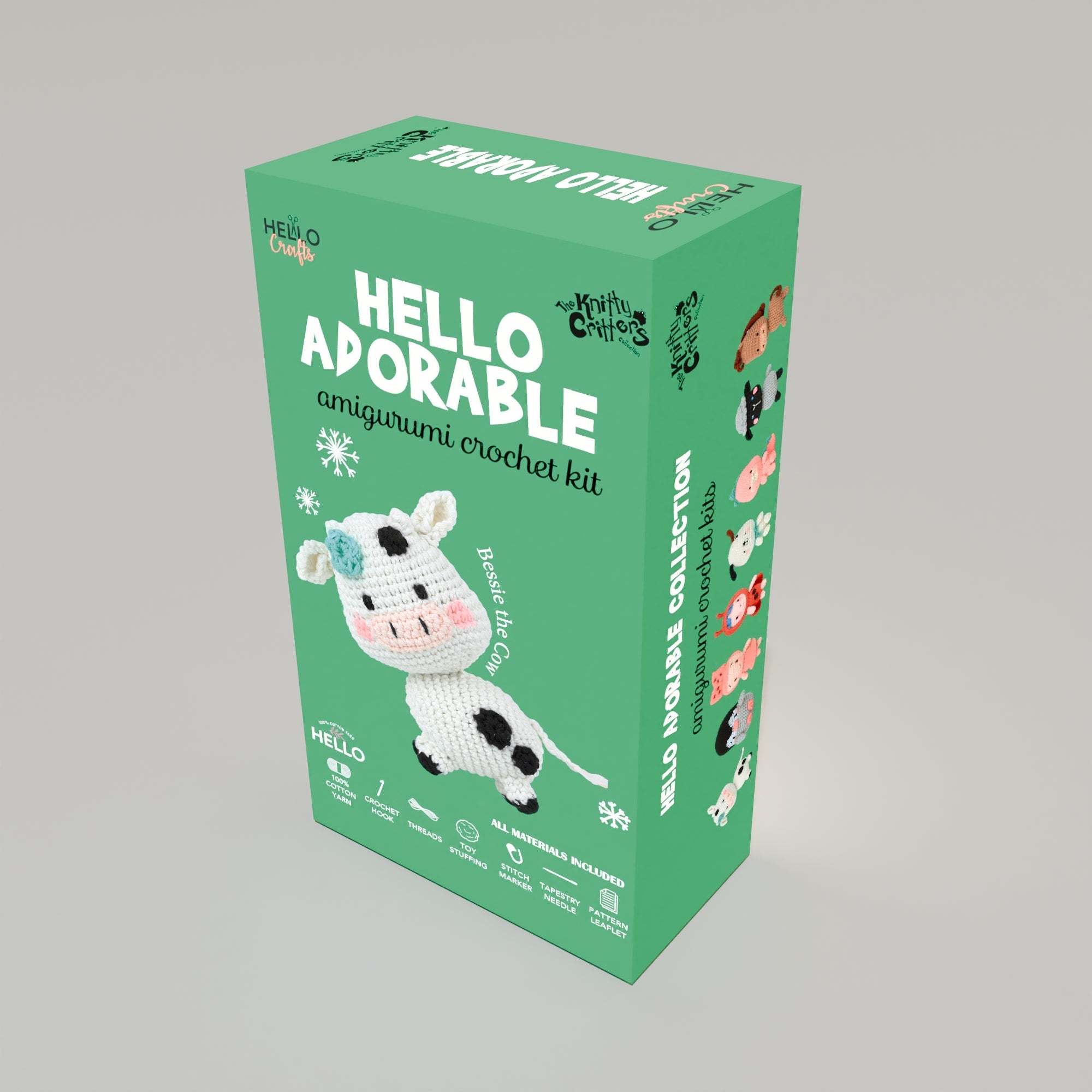 Knitty Critters - Adorables - Bessie The Cow