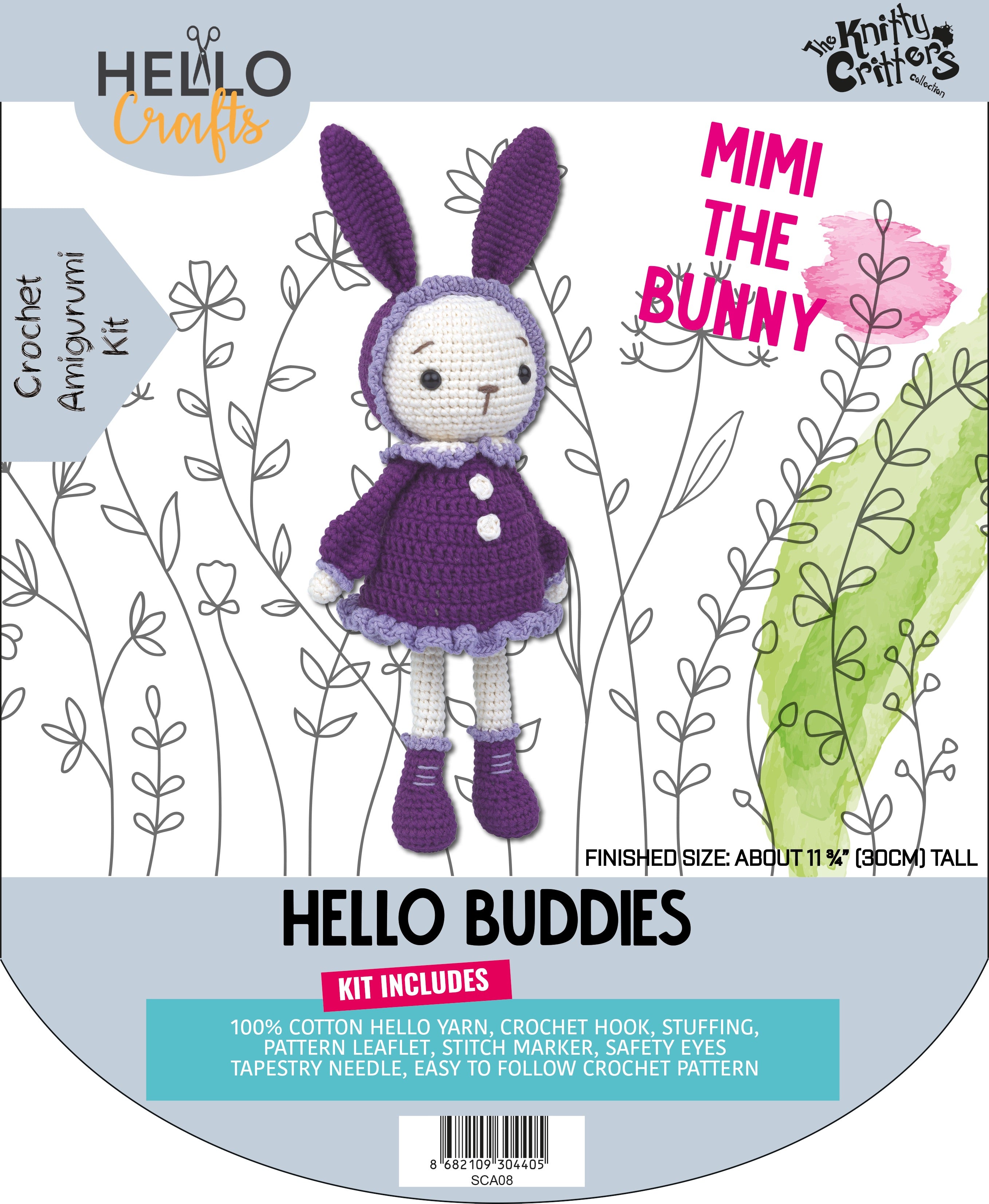 Knitty Critters - Hello Buddies - Mimi The Bunny