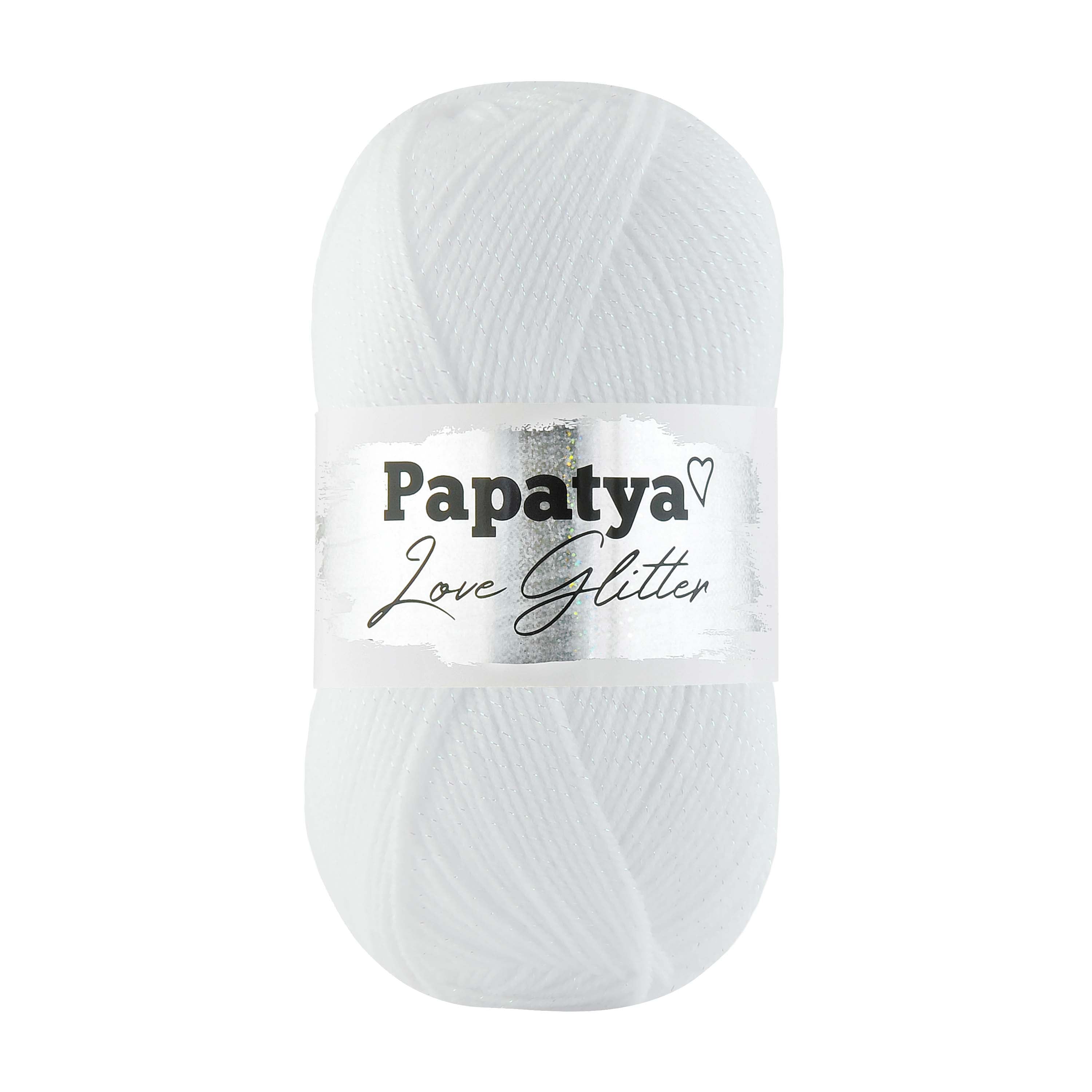 Papatya Love Glitter Light DK Yarn 100g