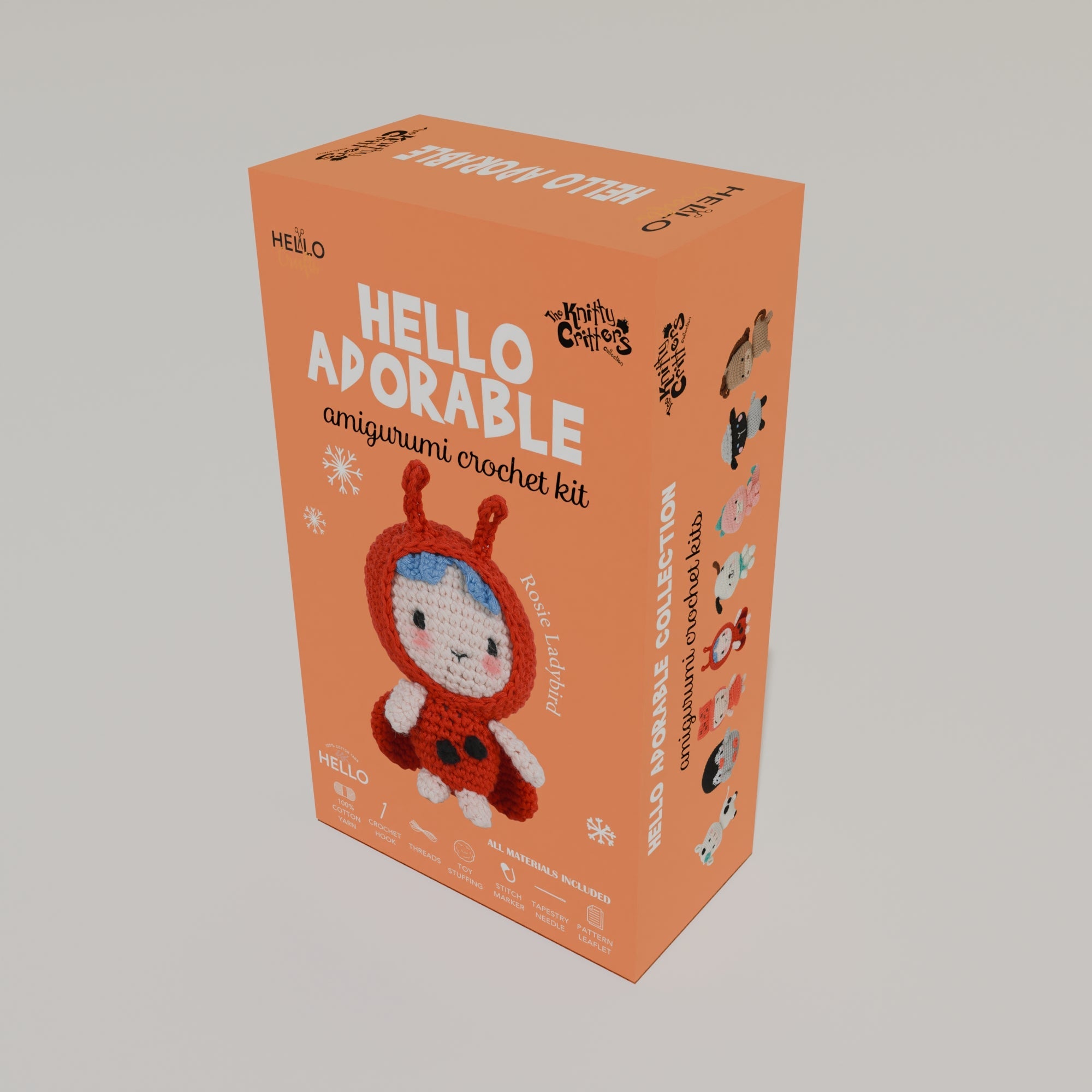 Knitty Critters - Adorables - Rosie Ladybird