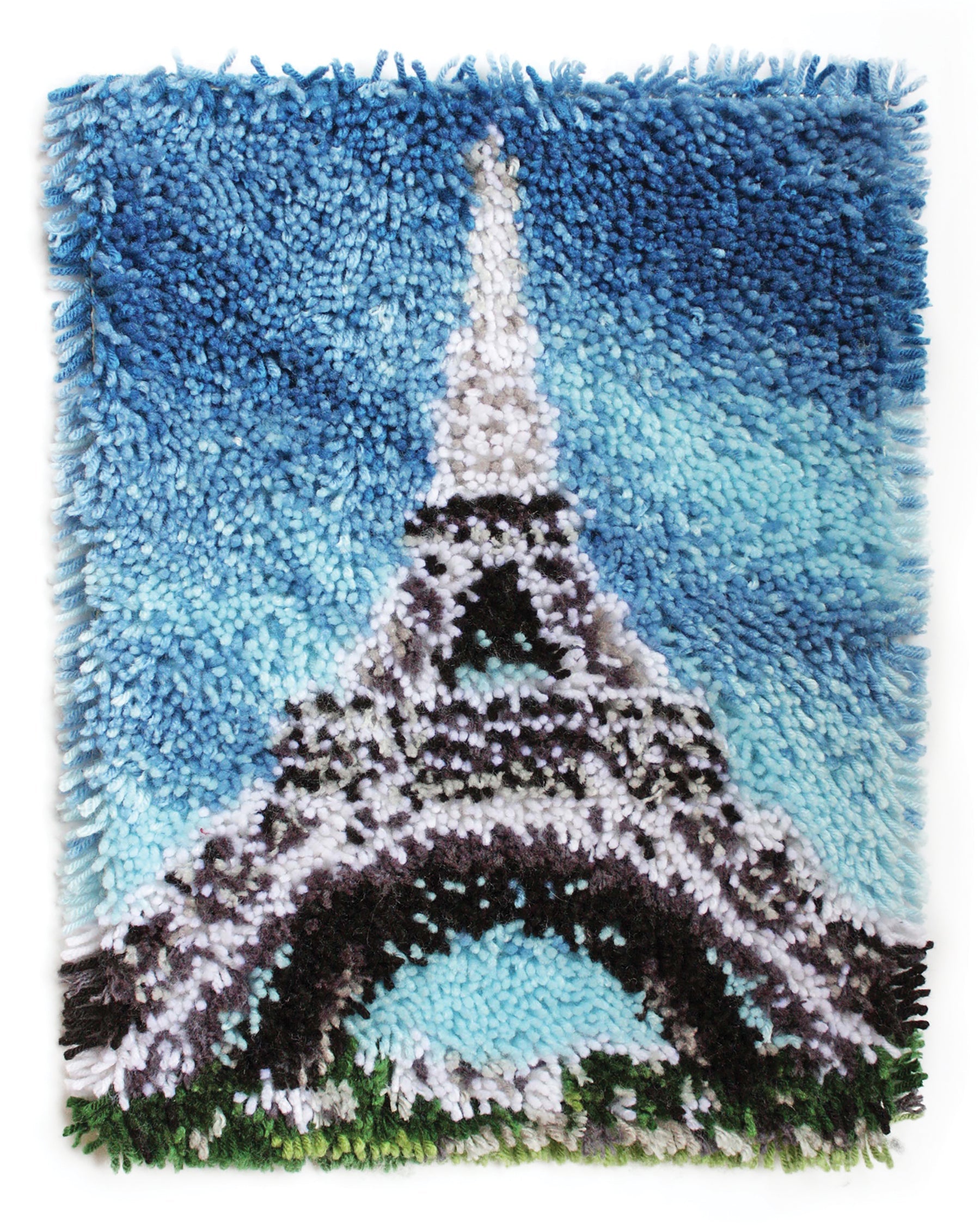Wonderart Latch Hook Kit - Eiffel Tower 15" x 20"