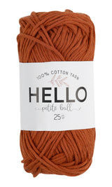 Hello Cotton Yarn - 25g Ball