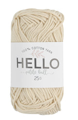 Hello Cotton Yarn - 25g Ball