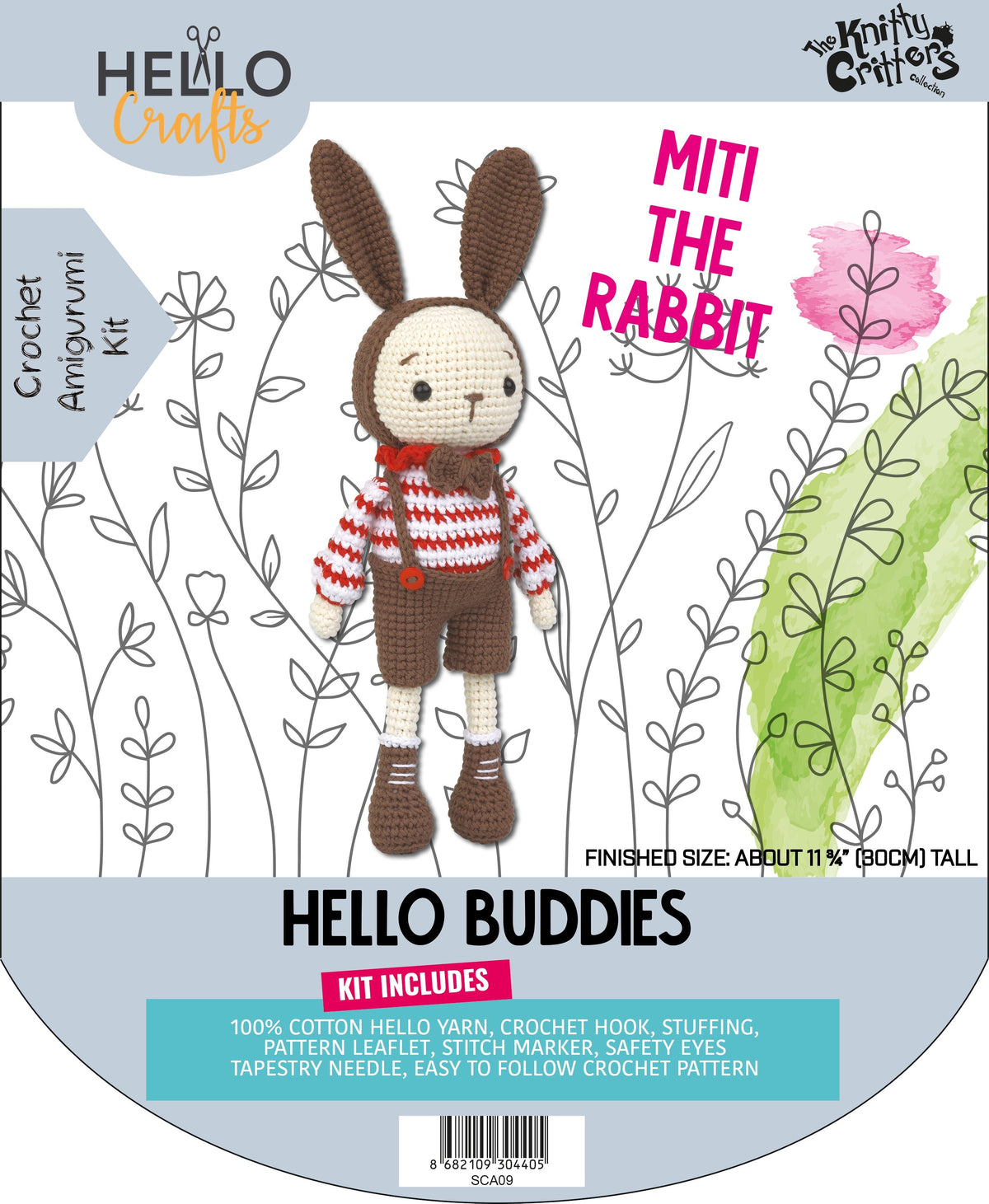 Knitty Critters - Hello Buddies - Miti The Rabbit – Knitting AHP