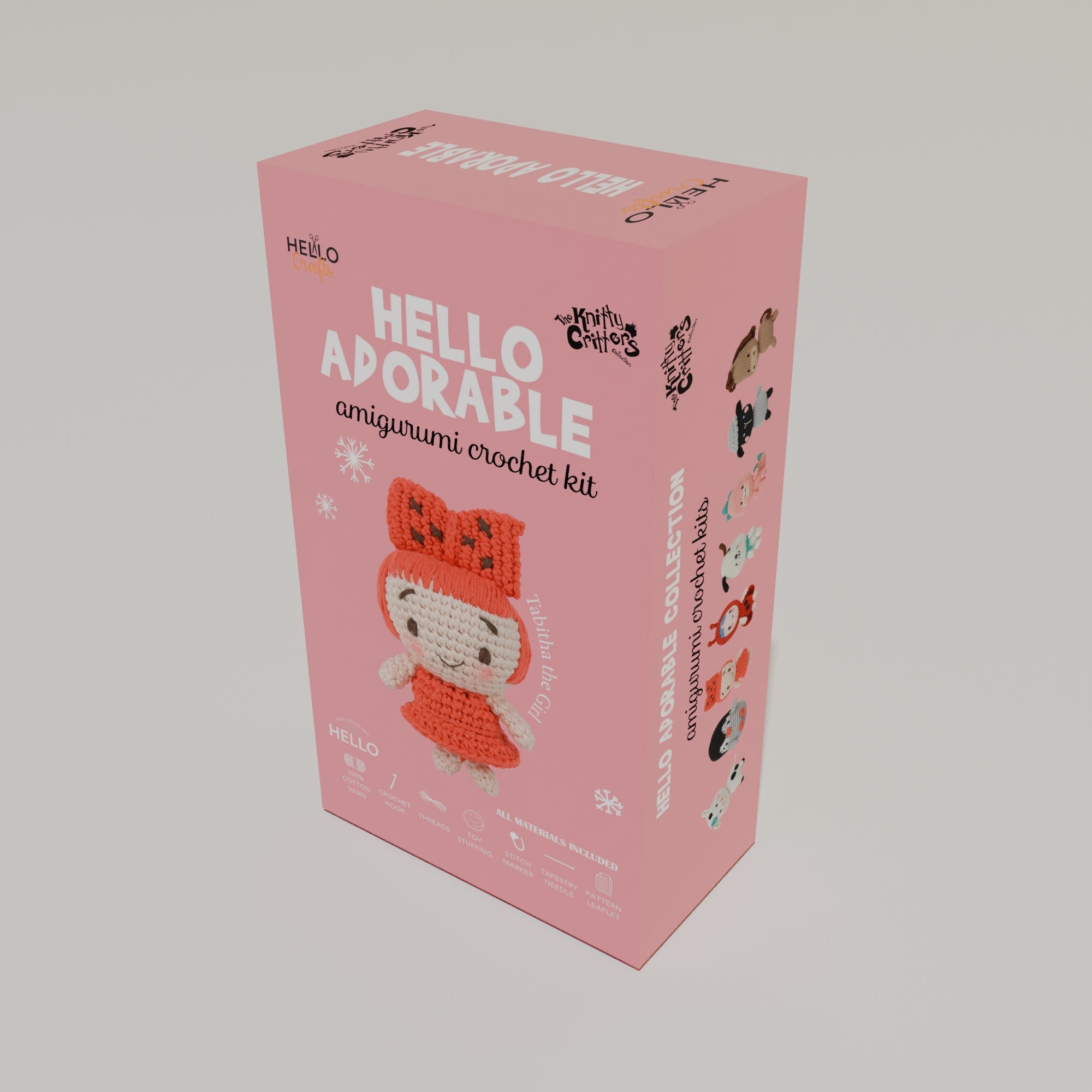 Knitty Critters - Adorables - Tabitha The Girl