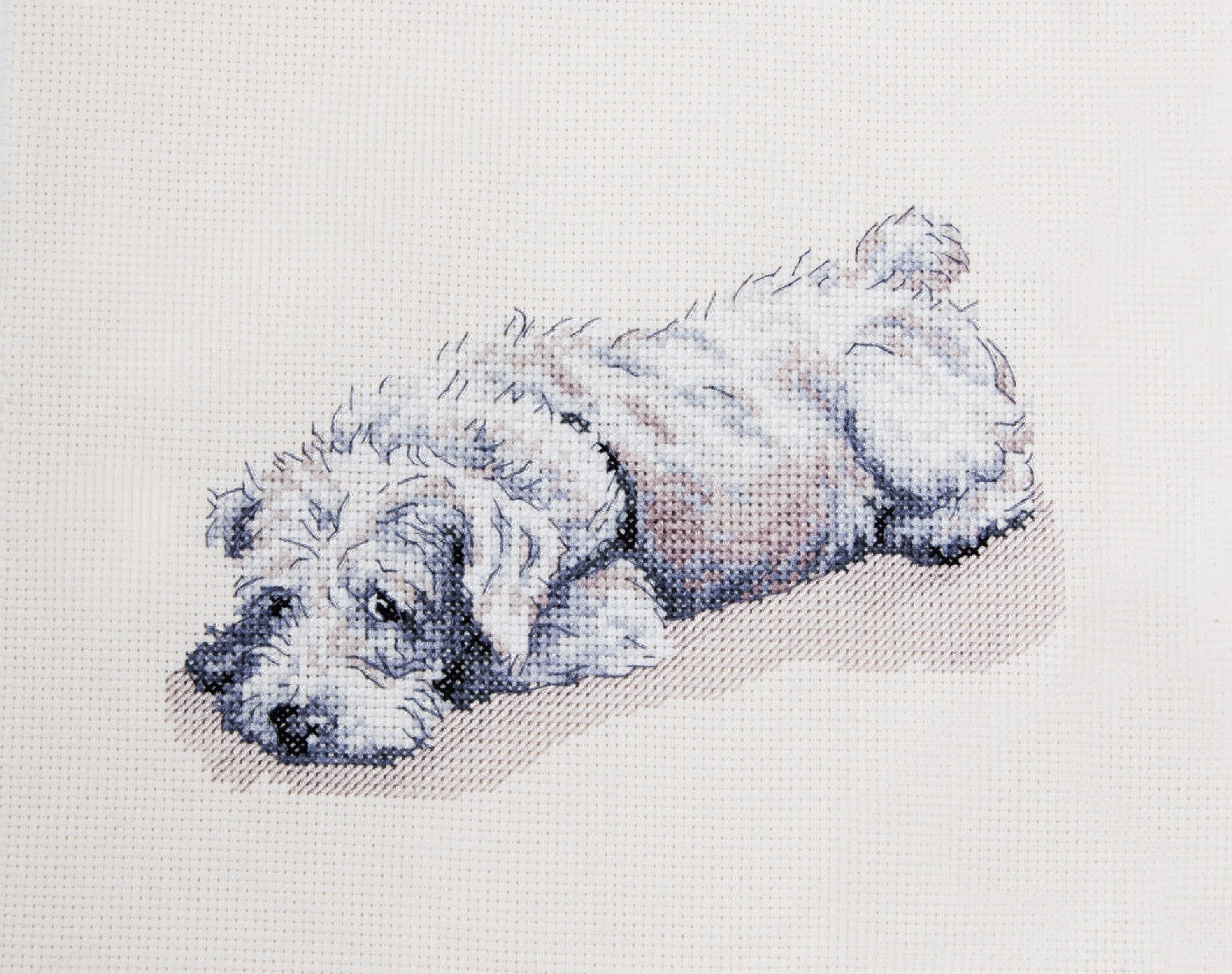 Cecil Aldin Man's Best Friend Cross Stitch Kit - Murphy