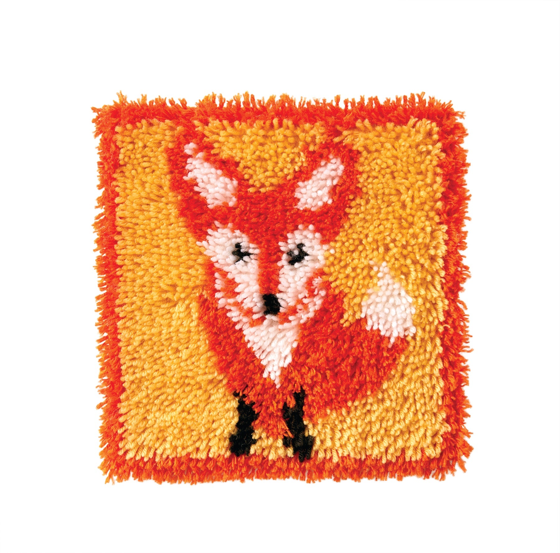 Wonderart Latch Hook Kit - LIttle Fox 12" x 12"