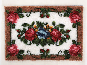 Wonderart Elegant Roses Latch Hook Rug Kit 24" x 34"