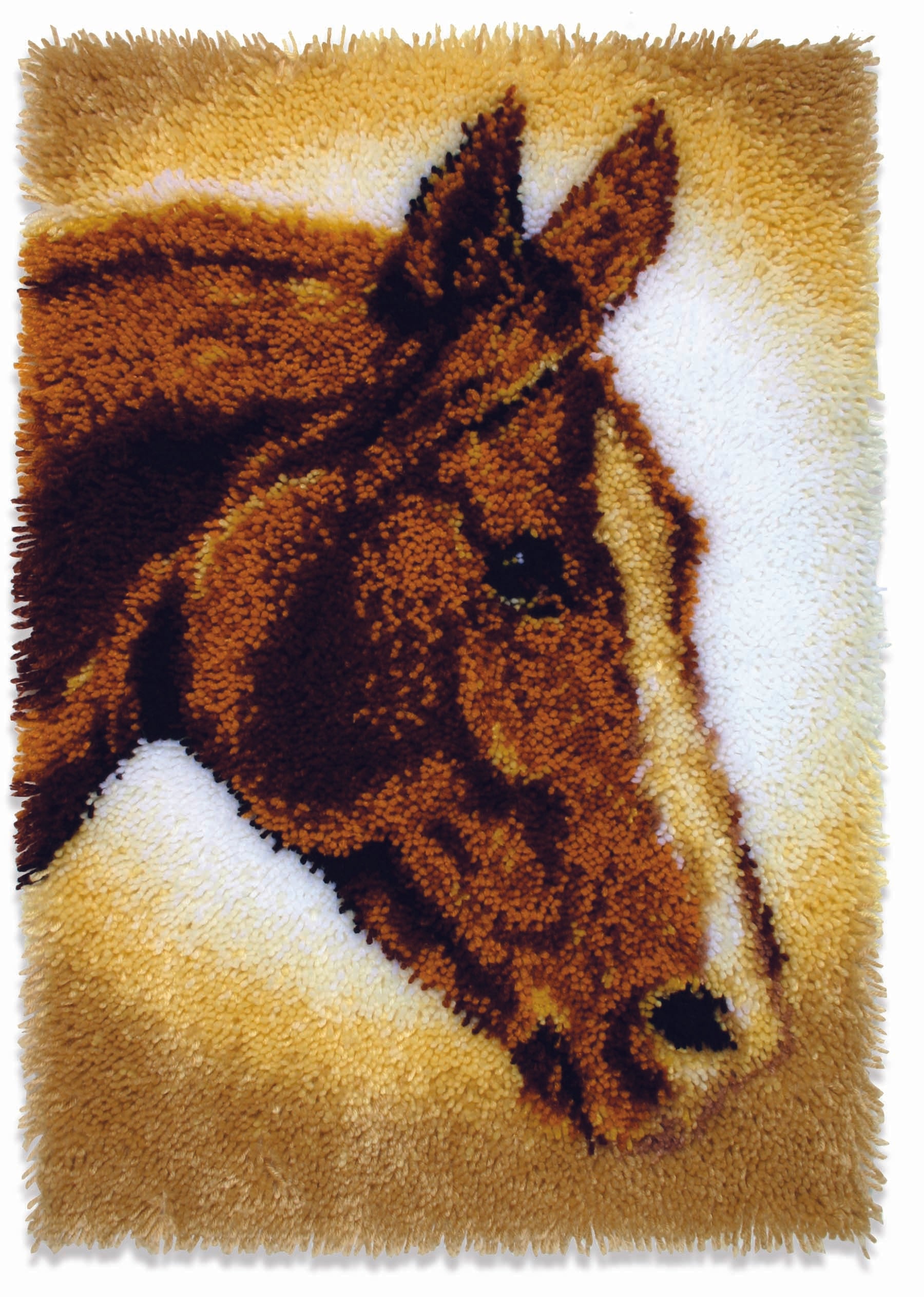 Wonderart Classic Horse Latch Hook Rug Kit 20" x 30"
